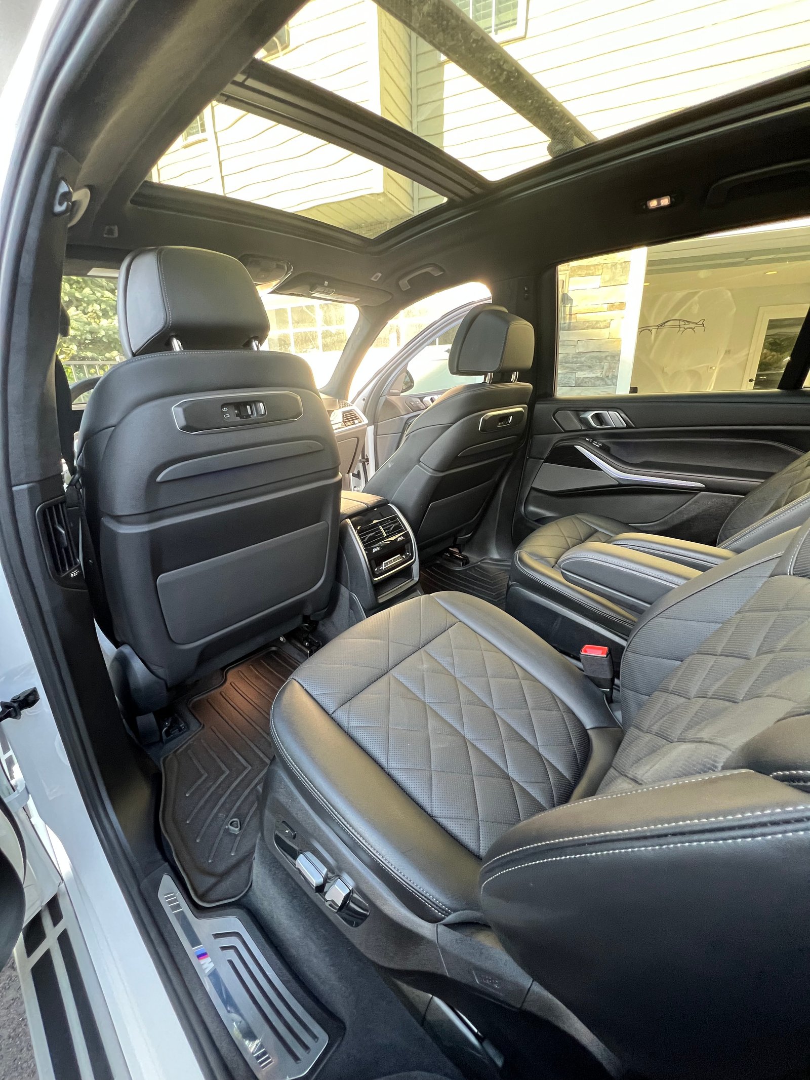Detailed BMW interior